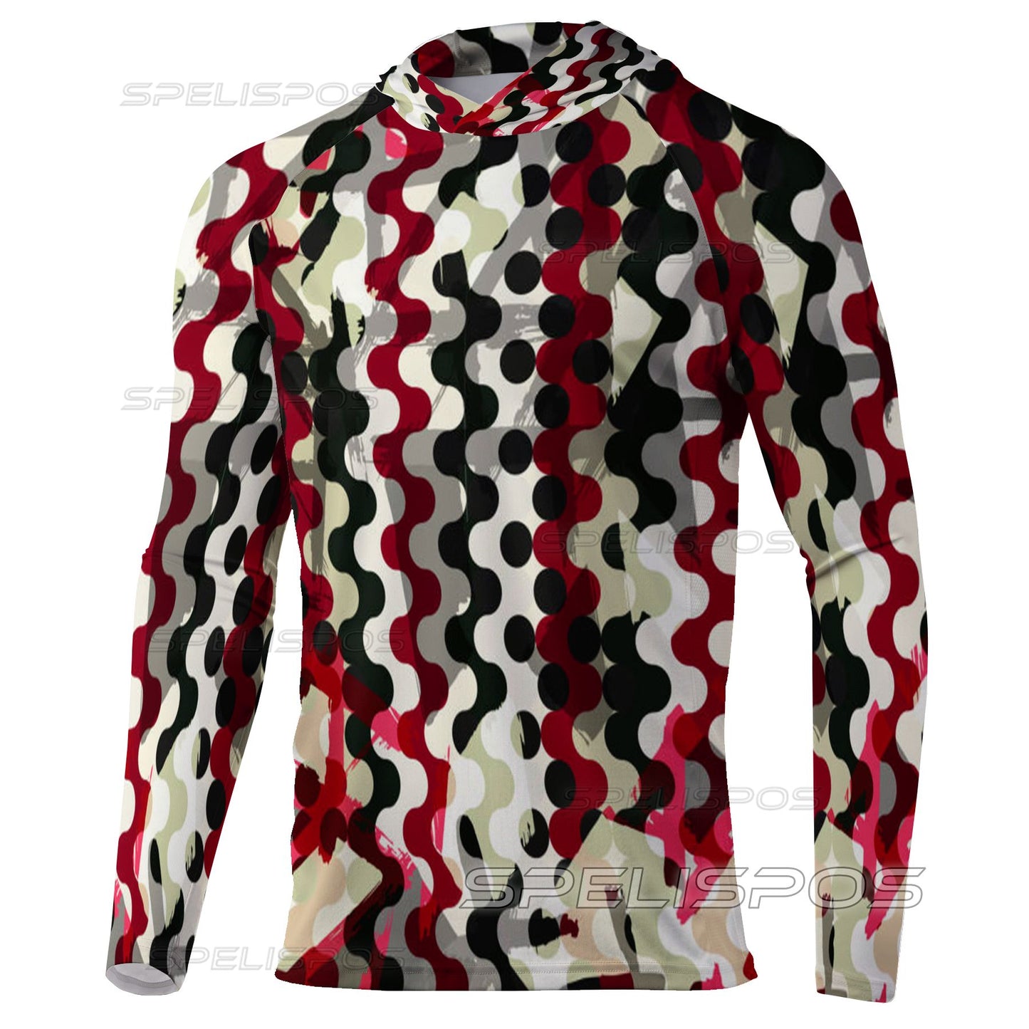 Fishing Shirts UPF 50+ Fish Maillot Tops Wear Beach Gear Hoodies Anti-UV Yacht Sea Angling Sports Uniform Jersey Running Hood