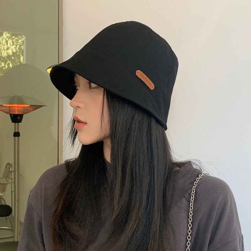 New Japanese Women Bucket Hat Fashion Cotton Soild Color Foldable Fisherman Hats Female Sun Protect Basin Cap gorras para mujer