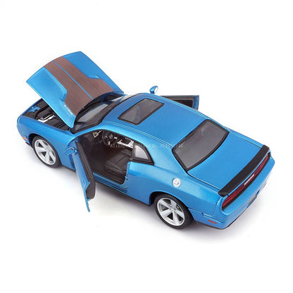 Maisto 1:24 2008 DODGE CHALLENGER SRT8 modelo de carro de liga metálica fundido, modelo estático de precisão, presente de coleção, brinquedo de maré