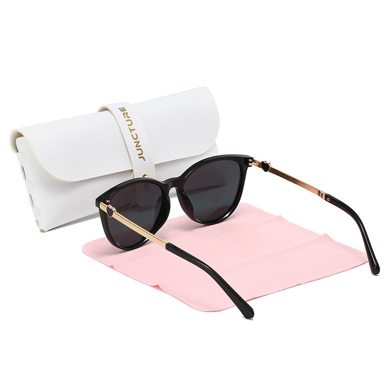 JUNCTURE Polarized Women Sunglasses Fashion Cat Eye Sun Glasses Gradient Lady Glasses Party Holiday Gifts Sunglasses for Women