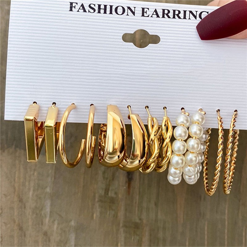 Brincos Grandes de Coração Dourado e Prateado YOBEST para Mulheres, Conjunto de Brincos Borboleta Pendurados, Presentes de Joias Femininas, Nova Moda, 2025