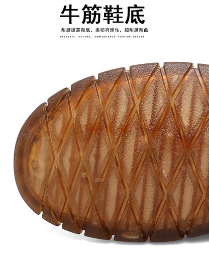 Handmade men's shoes handmade leather men shoes casual loafers slip onzipper split leather shoes men flats hot sale moccasins