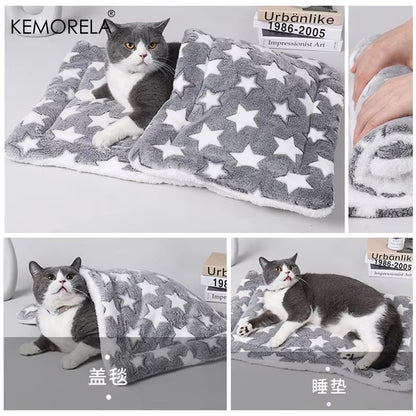 KEMORELA Tapete de Flanela para Animais de Estimação Cama de Cachorro de Inverno Cama de Cachorro Colchão de Sofá Almofada para Cães Pequenos Grandes Cobertor de Cachorro Suprimentos para Animais de Estimação
