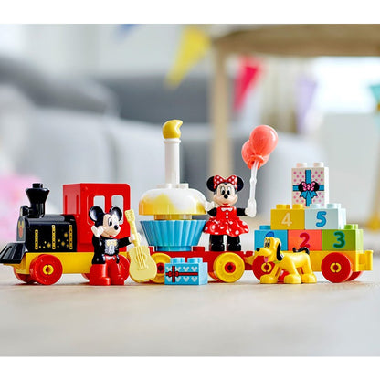 LEGO Tesouro 10941 Trem de Aniversário do Mickey e da Minnie Brinquedo de Construção de Quebra-Cabeças Infantis Presente