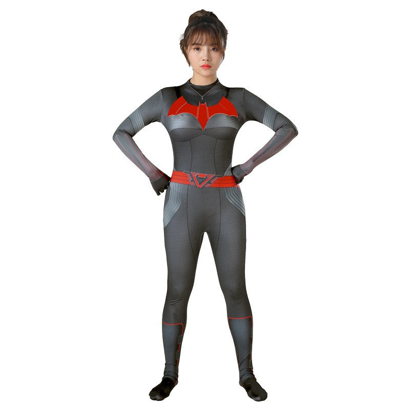Classic Superman Adult Hero Costume Supergirl Bat Jumpsuit Adam Bodysuit for Halloween Cosplay Party Dress Up Outfits