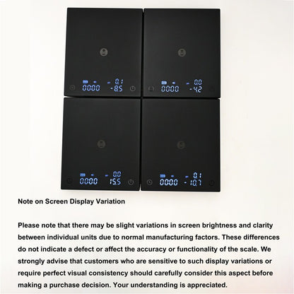 TIMEMORE Basic 2 Black Mirror Pour Over Coffee Scale flow rate display Auto Timer digit Kitchen Food scale espresso 0.1g/2kg
