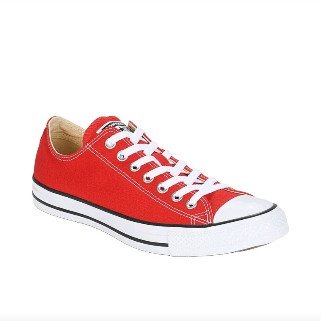 Converse Chuck Taylor All Star Men's and Women's Skateboarding Shoes, Impact Resistance, Durable, Daily Sneakers, Red
