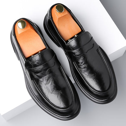 High Quality Fashionable Loafers Leather Men Business Formal Casual Leather Shoes Spring Men Soft and Comfortable Leather Shoes