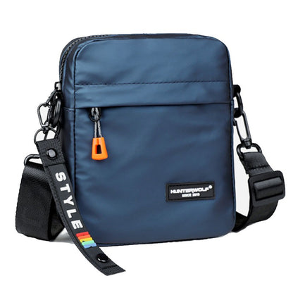 Simple Mini Men Crossbody Bag For Phone Side Bag Casual Waterproof PU Leather Shoulder Bag Business Small Messenger Sling Bags