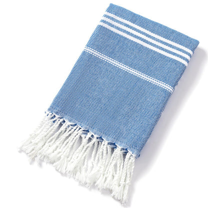 Turkish Beach Towel 90*180CM Sauna Spa Gym sports Fitness Fringed Bath Towel kitchen Soft Absorbent Quick drying towels
