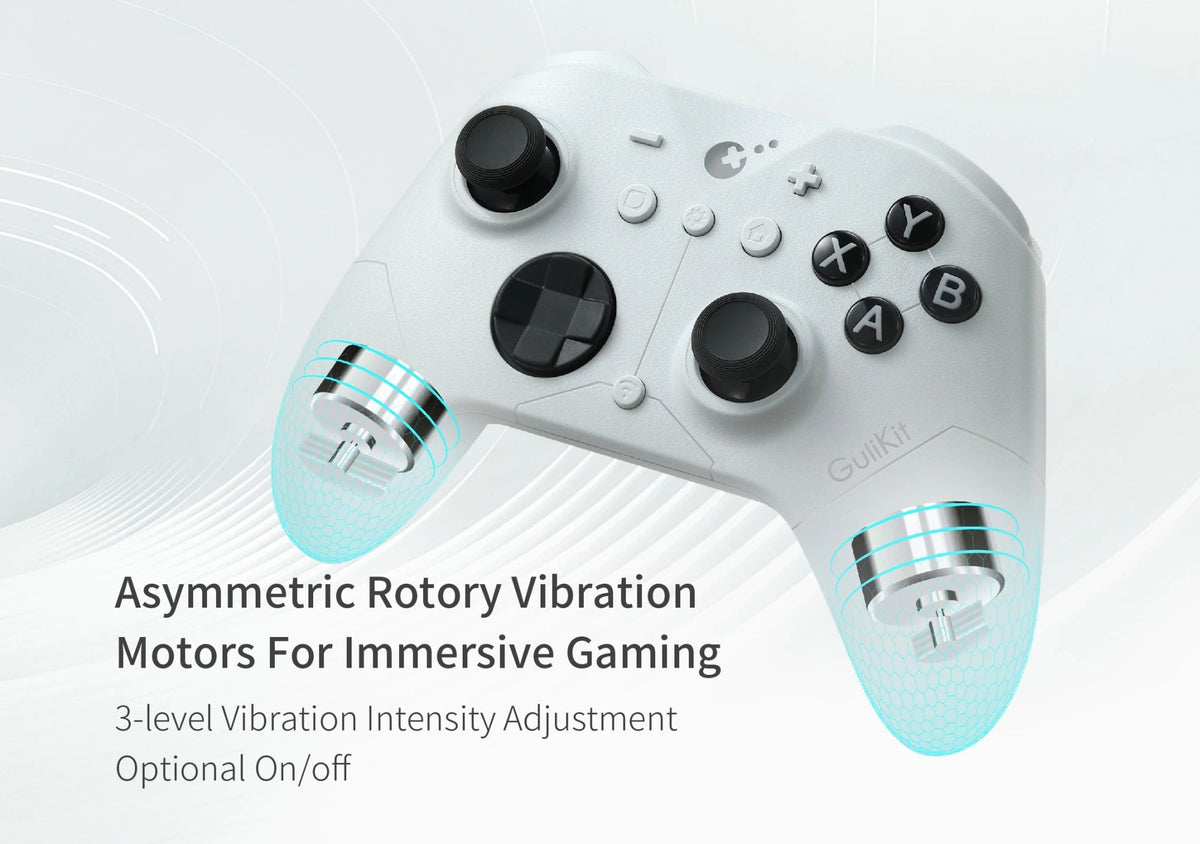 GuliKit ES Pro E-Sports Controller for Nintendo Switch 1/ 2, PC, Windows, Android Wake-up with TMR Joystick