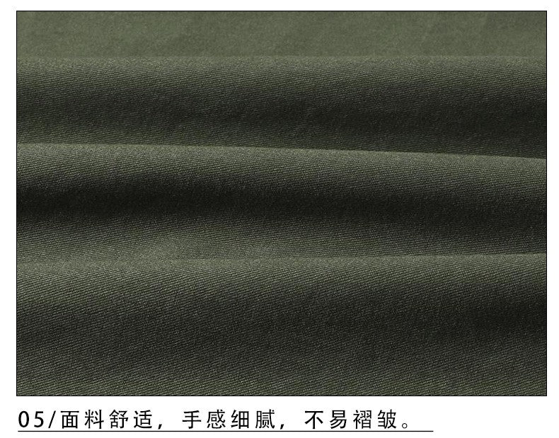 Mens Katoen Militaire Shirts Mannen Lange Mouwen Casual Dress Shirt Mannelijke Cargo Werk Shirts Heren Werken Shirts