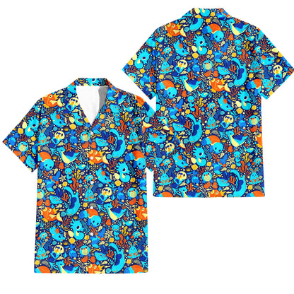 Hawaiian Shirts For Men Short Sleeve Tops New Coconut Treeo Graphic 3d Shirt Fashion Streetwear 5XL Summer Clothing Men's Blouse
