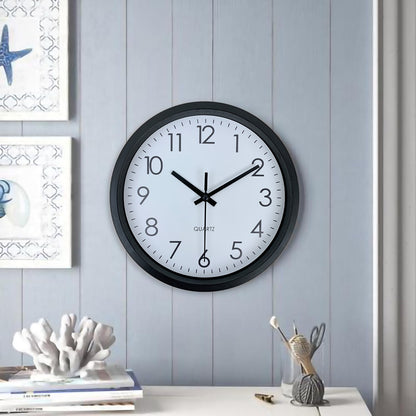 Modern simple wall clock, study, bedroom, living room, bathroom silent non-ticking wall clock, home wall decoration clock