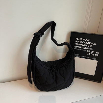 New Commuting Crossbody Bags for Women Fashion Texture and Simple Hobo Shoulder Bag Large Capacity Versatile Bags for Travel