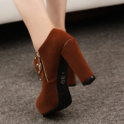 New 10.5cm High Heels Women Pumps Casual Women Shoes High Heel Ankle Boots Women Boots Summer Shoes Women Pumps Botas