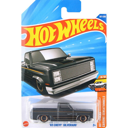 Hot Wheels C4982 2025-Q Case Alloy Cars,Ferrari SF90/F40/365 GTB4 Chevy Silverado,1:64 Diecast Model Collection toys for kids