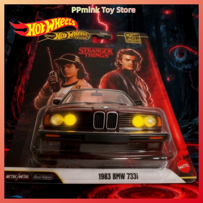 New Hot Wheels 1/64 Entertainment Culture Series Nissan Skyline Stranger Things Bmw Lincoln Alloy Die-Cast Car Models Gifts Toy