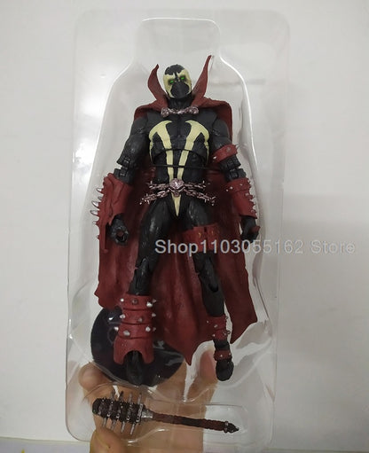 Boneco Spawn Mortal Kombat Action Figure MF Brinquedos Coleção Figurals Modelo Presente de Aniversário