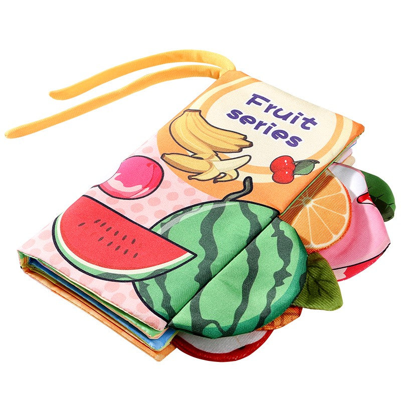 Baby Cloth Book Baby Toys 0-3 Year Old Infant Early Education Toys 6 Pages Cloth Book