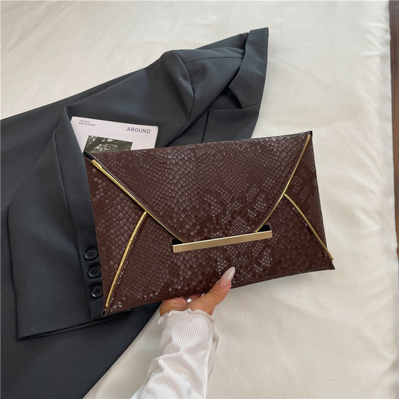 Envelope Clutch Handbag PU Leather Envelope Bag Envelope Clutch Bag for Weddings Parties Bridal Proms