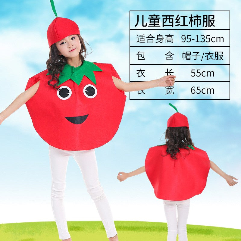 Fruit Fruit Vegetable Cosplay Costume Portable Cosplay Dance Performance Costumes 90-140CM Performances Cos Clothing