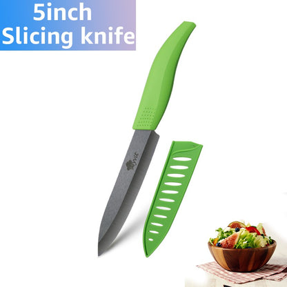 Ceramic Knives Set for Kitchen 3 4 5 6inch Chef Knife Anti-slip Handle Rustproof Blade Fruit Vegetable Slicer Paring Cook Cutter