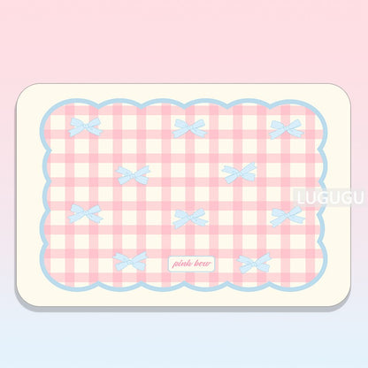 VIKAMA Cute Pet Placemats Cats And Dogs Universal Water-Absorbent Non-Slip Wash-Free Simple Pet Floor Mats Pet Supplies
