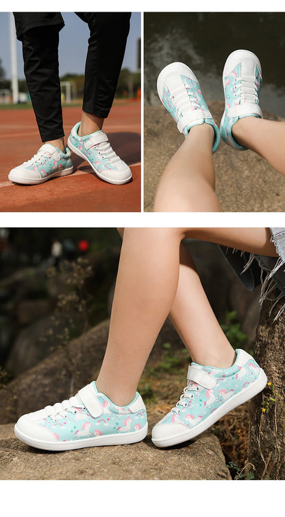 Children's Wide Version Barefoot Shoes Boys And Girls Anti Slip Baby Shoe Childrens Sport Shoe Zero-Drop Healthy Sole Breathable