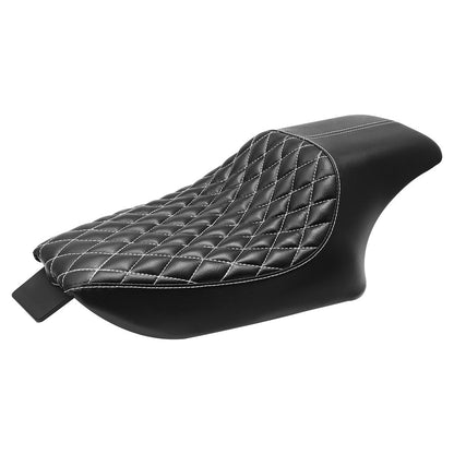 Banco Duplo Dianteiro Traseiro Preto para Piloto e Passageiro para Motocicleta Harley Sportster XL883 1200 Custom 72 48 2004-2016