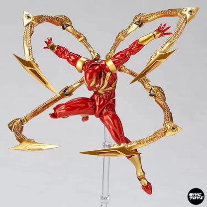 Bonecos de 15cm do filme da Marvel Comics, Homem-Aranha de Ferro articulado, Estátua de boneco de ação, Brinquedos colecionáveis de presente