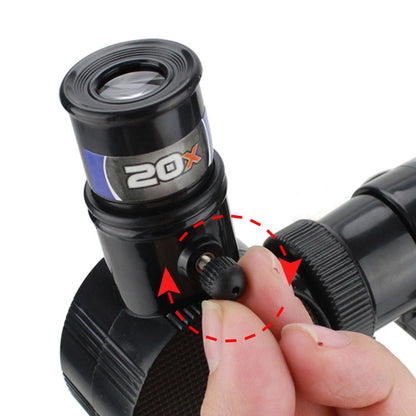Telescópio Astronômico Infantil Monocular para Ensino Básico Ocular de Alta Potência 20X 30X 40X