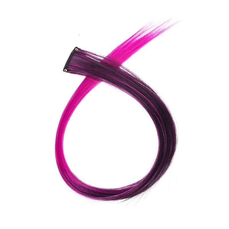 22 Polegadas Sintético Longo Liso Clip In Extensões de Cabelo Perucas de Alta Temperatura Cores do Arco-Íris Acessórios de Cabelo para bom 2026