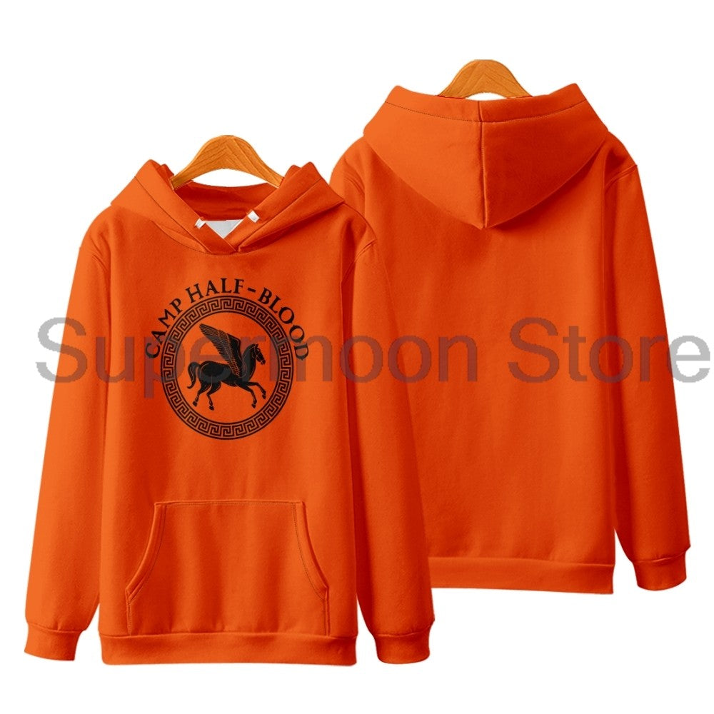 Camp Half-Blood Hoodie Unisex Long Sleeve Streetwear Women Men Hooded Sweatshirts Outdoor Trendy Outfits