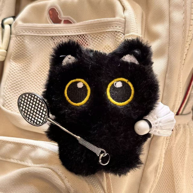 Gothic Bunny Plush Keychain Rabbit Bag Charm Bandage Rabbit Pendant Dark Horror Bunny Doll Keyring Bag Charm Halloween Gifts