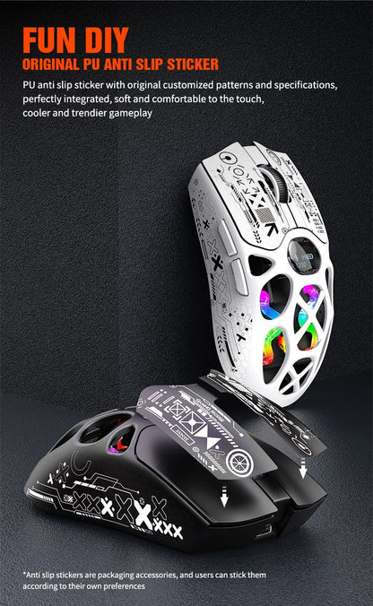 XUNFOX H16 Bluetooth wireless three-mode game mouse laptop e-sports lightweight mouse