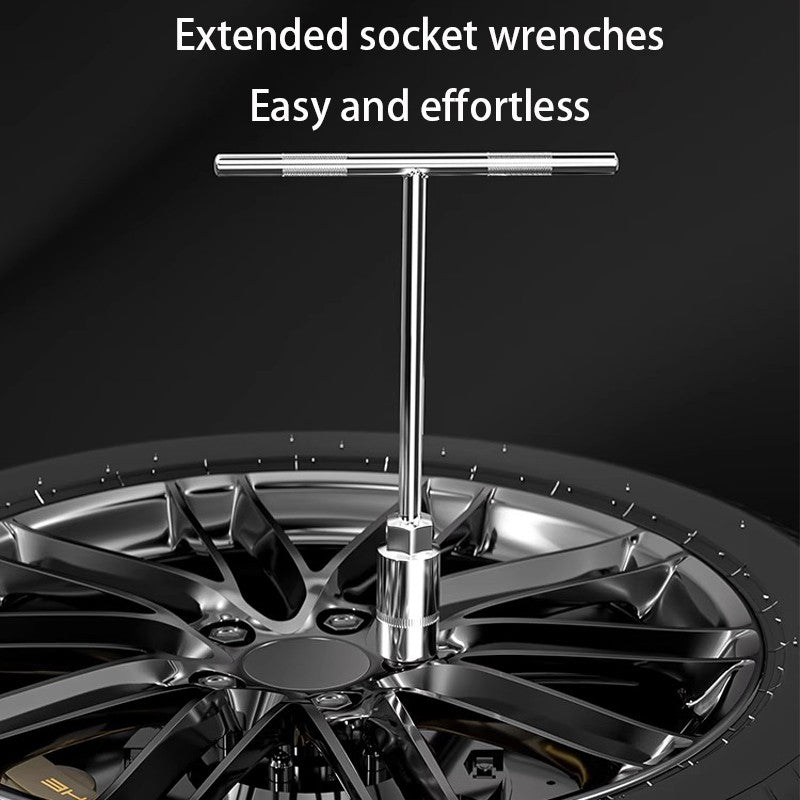 Chave de Soquete T de 6-19 mm Chave de Porca Sextavada Chaves de Fenda Hexagonais Estendidas Pneus Automotivos Máquinas Ferramentas Manuais de Reparo para Oficina