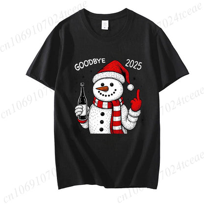 Goodbye 2025 Shirt,Goodbye 2025 Shirt,Happy New Year T-Shirt,New Year Party Shirts, 2026 Celebration Women's Men T-Shirts Tops