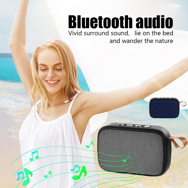 Caixas de Som Portáteis Externas Bluetooth 5.0 Mini Alto-falante Oxford Coluna Sem Fio Toca-discos de Música Estéreo 3D Surround Caixa de Som Hifi