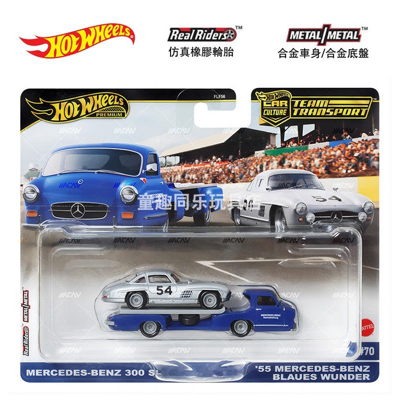 2025 New Genuine Mattel Hot Wheels 1:64 Team Transport 2024 FLF56 D Mix 4 1/64 Collection Diecast Vehicle Models Toys Kids Gifts