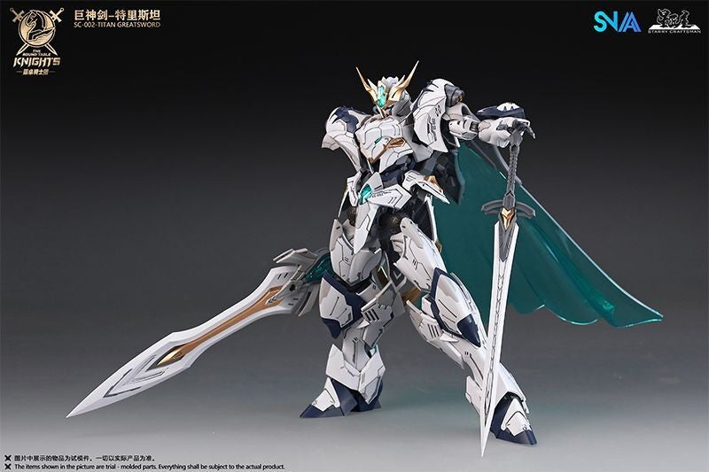 HG 1/144 SNAA SC-002 Titan Greatsword Tristan Kit de Montagem SC-009 Divine Invoker Percival The Round Table Knights Figure