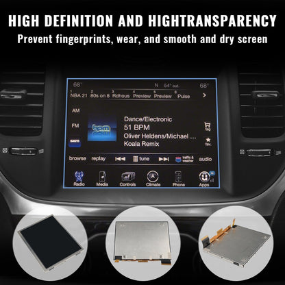 Tela LCD Uconnect 4C de 8,4 polegadas TDO-XGA084 para rádio navegador Jeep Grand Cherokee 2018-2024 TDO-XGA08400001