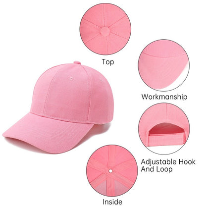 Child Hats Kids Snapback Baseball Cap Solid Color Sun Hat Spring Summer Hip Hop Boys Girls Toddler Peaked Caps Bones Adjustable