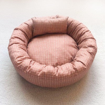 Cama para Pets para Todas as Estações - Tapete para Gatos e Almofada para Cães de Verão com Acolchoamento de Algodão | Móvel Versátil para o Conforto e Descanso Interno do seu Pet