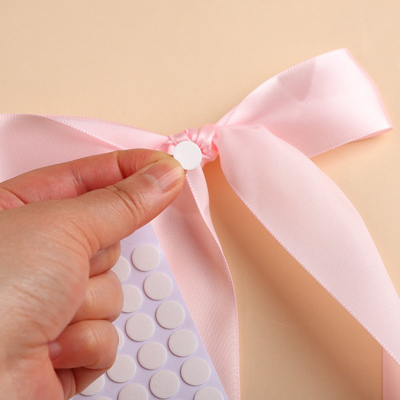 20Pcs Pink Bow Wall Decor, DIY Bow Photo Backdrop for Birthday Wedding Bachelorette Party Home Room Decoration DIY Gifts Ribbon