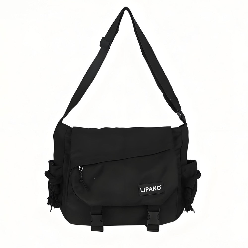 Shoulder Bag Large Capacity Crossbody Bag Retro Workwear Postman Bags for Women Nylon Handbags