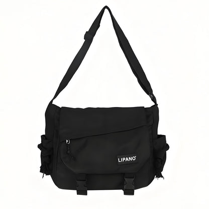 Shoulder Bag Large Capacity Crossbody Bag Retro Workwear Postman Bags for Women Nylon Handbags