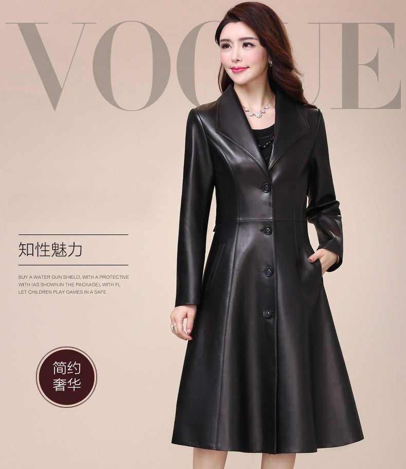 Mauroicardi Spring Autumn Fitted Soft Black Pu Leather Blazer Jacket Women Single Breasted Elegant Luxury Designer Clothes 2025