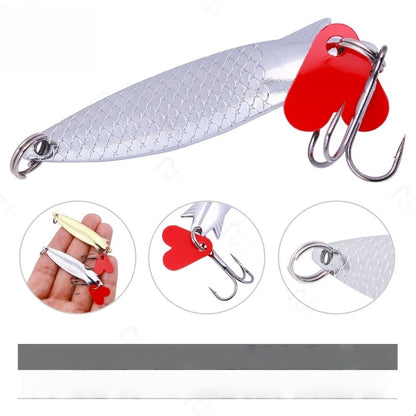 Fishing Lure Kit 10PCS 12PCS 16PCS 20PCS 36PCS sets Trolling Jigging Lure Metal Spoon Bass Pike Tackle Accessories With Box