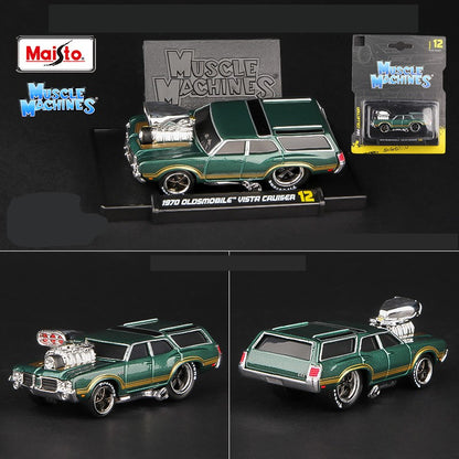 Conjunto de veículos Maisto 1:64 Ferrari Ford Chevrolet Shelby Buick Toyota Audi Nissan Muscle, série de modelos de carros em miniatura Die Cast